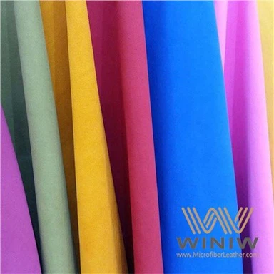 Wysokiej jakości materiał ze sztucznej skóry zamszowej na odzież