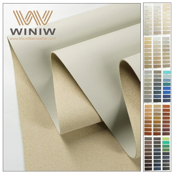 1.4mm Wind Proof Microfiber Leather Vegan Fabric For Making Car Headliner