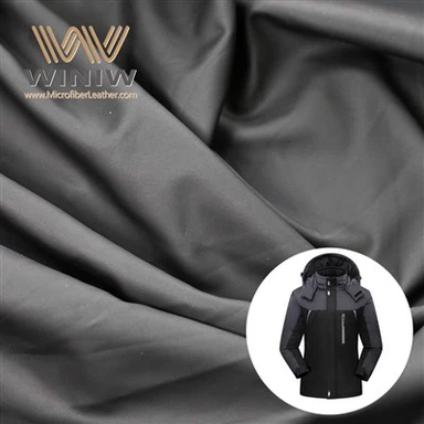 Kolorowa tkanina z mikrofibry PU Odzież Materiał skórzany