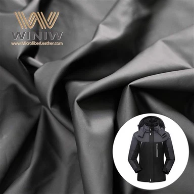 Wykwintna tkanina odzieżowa ze skóry z mikrofibry ze sztucznego materiału